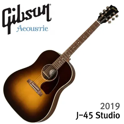 2019 NEW Gibson! Gibson Acoustic J-45 Studio 2019 Walnut Burst (RS4SWBN19)