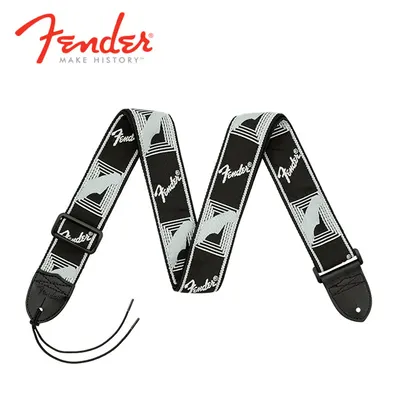 Fender 펜더 기타 스트랩 Monogramed Straps Black/Light Grey/Dark Grey (099-0681-543)
