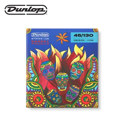 Dunlop 던롭 베이스기타 스트링 Robert Trujullo Stainless Steel Bass Strings 45-130 5현 (RTS45130)