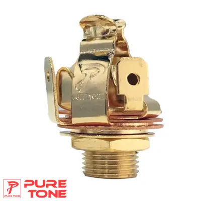 PureTone TT2G Multi-Contact 1/4″ Output Jack - Stereo / Gold 스테레오 타입 잭 포트 - 골드 (액티브 악기 전용)