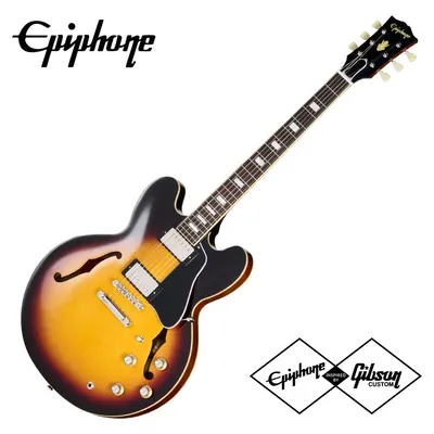 Epiphone Inspired Gibson 에피폰 일렉기타 1962 ES-335 Reissue Vintage Burst (EC335R2VBNH1)