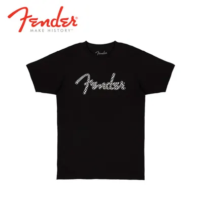 Fender 펜더 Spaghetti Logo Wavy Checker Tee (사이즈 선택 가능)