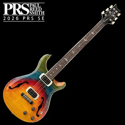 PRS SE 2026 일렉기타 Ed Sheeran Hollowbody I Baritone Piezo - Kaleidoscope