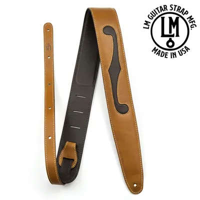LM Products 스트랩 2.5Inch Leather F-Hole Camel (FHOLE-CA)