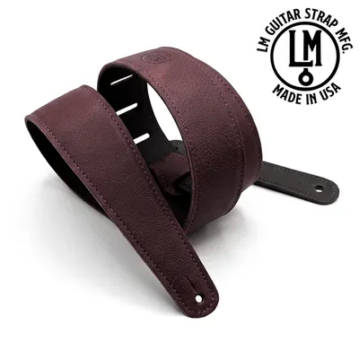 LM Products 스트랩 2.3 Inch Crazy Horse Leather Wine (LS-2304CH WI)