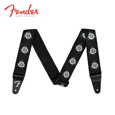 Fender 펜더 기타 스트랩 2 Rose Strap White (099-0638-023)