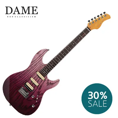 DAME 데임 일렉기타 S300 Purple Gradation / PLG (Rosewood)