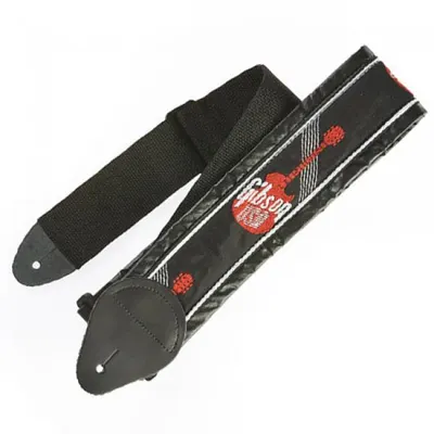 Gibson 스트랩 3인치 Woven Strap w/Gibson Logo [ASGG-700]