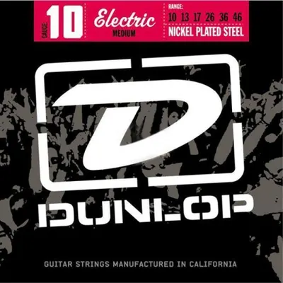 [투데이스딜] Dunlop 일렉기타 스트링 Nickel Plated Steel [DEN1046] (010-046)