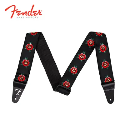 Fender 펜더 기타 스트랩 2 Rose Strap Red (099-0638-015)