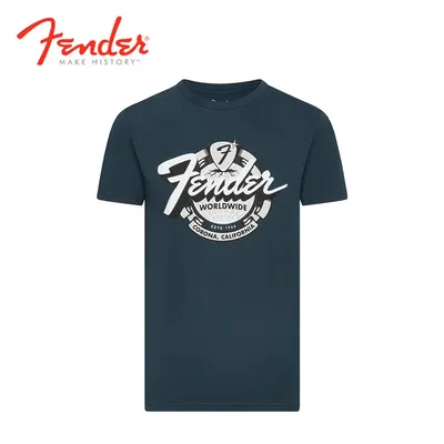 Fender 펜더 World Wide Tee Vintage Navy (사이즈 선택 가능)