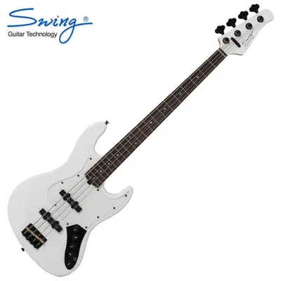 Swing 스윙 베이스기타 G5 White (Active)