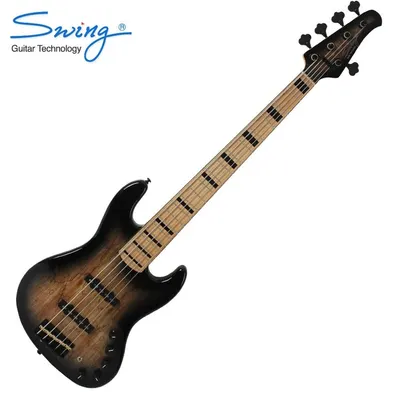 Swing 스윙 5현 베이스기타 G7V Black Burst (Active)