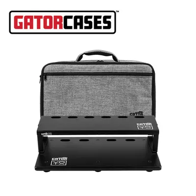 Gator 게이터 2단 페달보드 & 케이스 Vertex Travel Lite with Riser (GV-TL1710R1-GB) / 43 x 25cm 적층형 2단 페달보드
