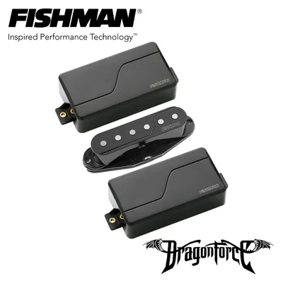 Fishman 피쉬맨 Fluence Signature Series Herman Li Omniforce HSH Pickup Set Black