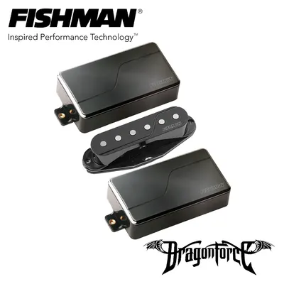 Fishman 피쉬맨 Fluence Signature Series Herman Li Omniforce HSH Pickup Set Black Nickel