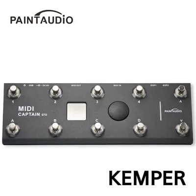 PAINTAUDIO 캠퍼 전용 미디컨트롤러 MIDI CAPTAIN KEMPER (캠퍼 랙, 스테이지, 헤드, 플레이어 호환)