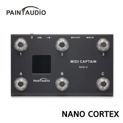 PAINTAUDIO 나노코텍스 전용 미디컨트롤러 MIDI CAPTAIN MINI 6 Nano Cortex