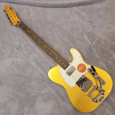 Squier 스콰이어 일렉기타 Classic Vibe Custom Telecaster SH with Bigsby Aztec Gold (037-4048-578) - 넥포켓 파손건 비스탁 판매예정