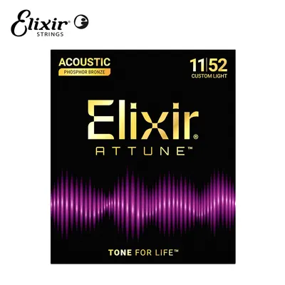 엘릭서 Elixir 통기타 스트링 Attune Phosphor Bronze Custom Light 011-052 [21027]