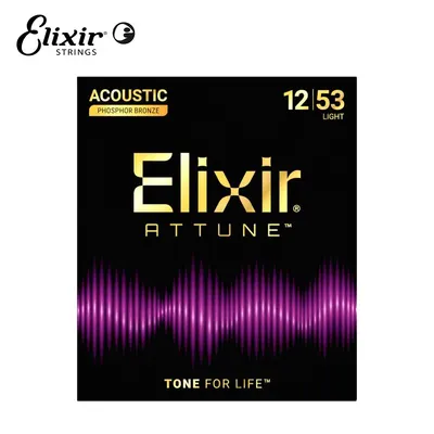 엘릭서 Elixir 통기타 스트링 Attune Phosphor Bronze Light 012-053 [21052]