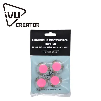 더 크고 더 밝은 토퍼! IVU Creator 이펙터 토퍼 Luminous Footswitch Topper Pink
