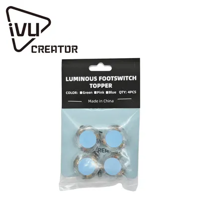더 크고 더 밝은 토퍼! IVU Creator 이펙터 토퍼 Luminous Footswitch Topper Blue