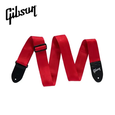 Gibson 깁슨 스트랩 The Seatbelt Red (ASBELT-RED)
