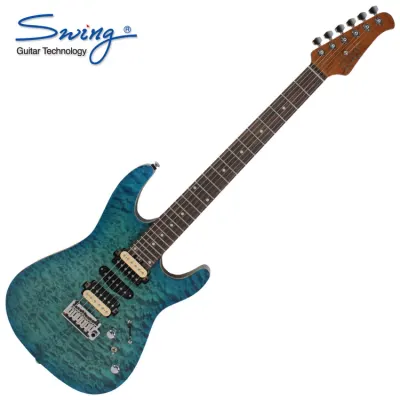 MADE IN KOREA!! Swing 스윙 일렉기타 Modern Supreme Aqua (H-S-H)