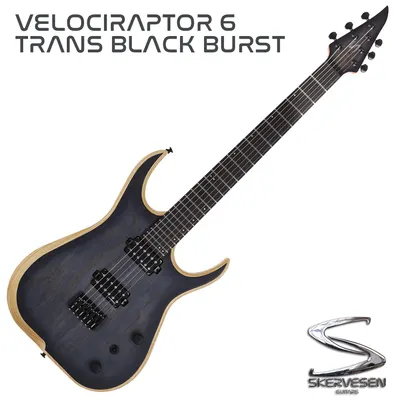 Skervesen 스커베슨 일렉기타 Velociraptor 6 (Trans Black Burst)