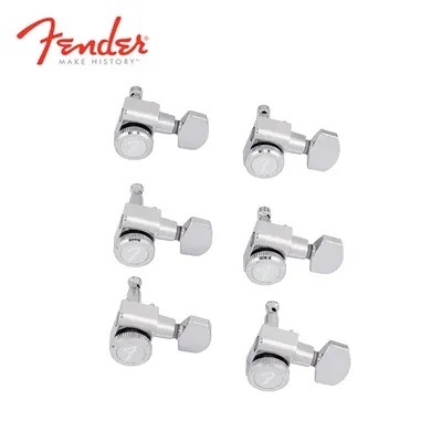 Fender 펜더 락킹 헤드머신 Locking Stratocaster / Telecaster Tuning Machine Sets Chrome (099-0818-100)