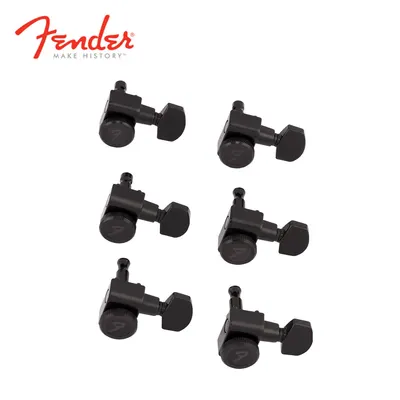 Fender 펜더 락킹 헤드머신 Locking Stratocaster / Telecaster Tuning Machine Sets Black (099-0818-400)