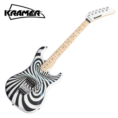 [KRAMER 세일] Kramer 크레이머 일렉기타 The 84 Illusionist V2 3D Black White Swirl (K84A3DSCF3)
