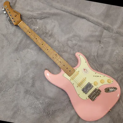 Bacchus 바커스 일렉기타 Universe BST-2 RSM Maple (Shell Pink) - 넥포켓 피니시 크랙