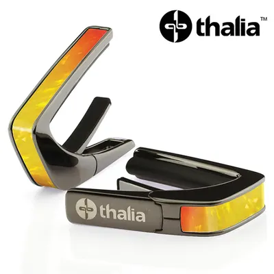 Thalia 탈리아 카포 Capo with Sunrise Shell Inlay / Black Chrome (CB201-07)