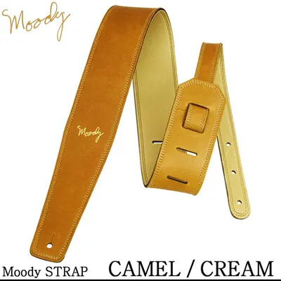 Moody 스트랩 Leather/Leather 2.5인치 [Standard Size] Camel/Cream