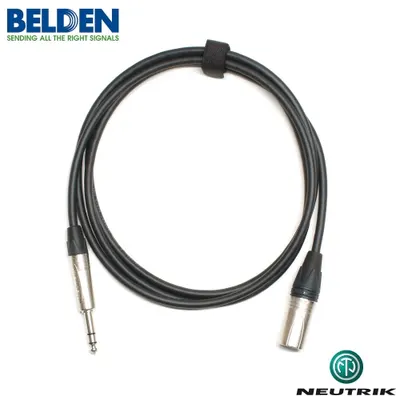 BELDEN 50974 & Neutrik 커스텀 오디오케이블 XLR(M)-TRS (BN-74TRSM01)