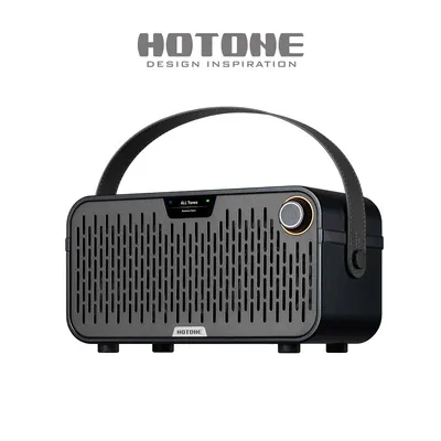 Hotone AI 지원 충전식 앰프! HOTONE 핫톤 스마트 포터블 블루투스 모델링 앰프 Pulze JR Black (AP-20BK) / 전용 18V 어댑터 포함