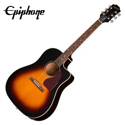 Epiphone 에피폰 어쿠스틱 기타 J-45 Studio EC Vintage Sunburst (EAS4CVSNH1)