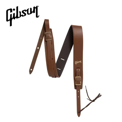 Gibson 깁슨 가죽 스트랩 The Troubadour Brown (ASTRBDR-BRN)