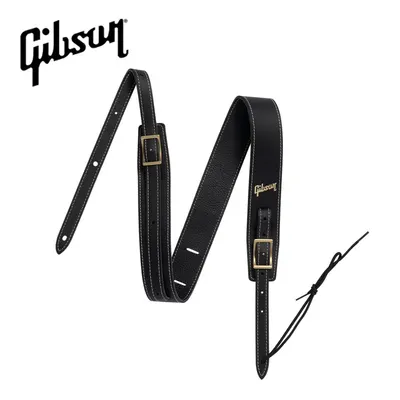 Gibson 깁슨 가죽 스트랩 The Troubadour Black (ASTRBDR-BLK)