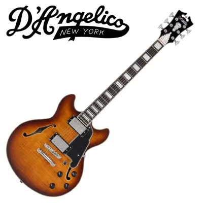 D.Angelico 디안젤리코 Premier Mini DC - Dark Iced Tea Burst