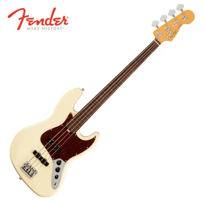 10/8일 입고 예정 예약 판매! Fender USA American Professional II Fretless Jazz Bass Olympic White (019-4000-705)