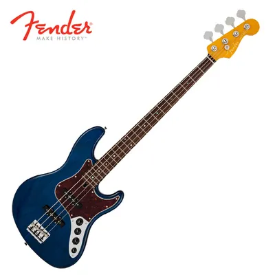 Fender Japan Limited Active Modern Jazz Bass RW Sapphire Blue Transparent (570-2100-370)