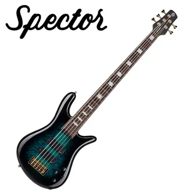 Spector 스펙터 베이스 NS ICON 5 Neck Thru 5현 Black & Blue