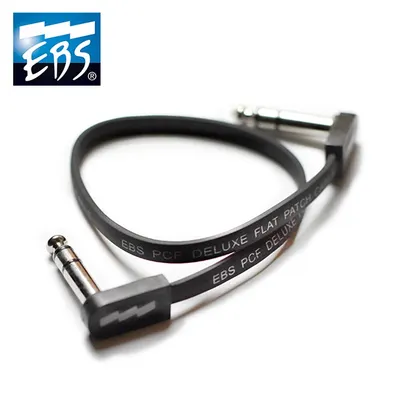 EBS PCF-DLS Stereo (TRS) 시리즈 이펙터용 플랫 패치케이블 (28cm/58cm)