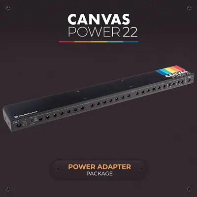 [모던 페달보드를 위한 초소형, 모듈형 파워 서플라이] Walrus Audio 캔버스 파워 서플라이 Canvas Power 22 / 전원 어댑터 패키지