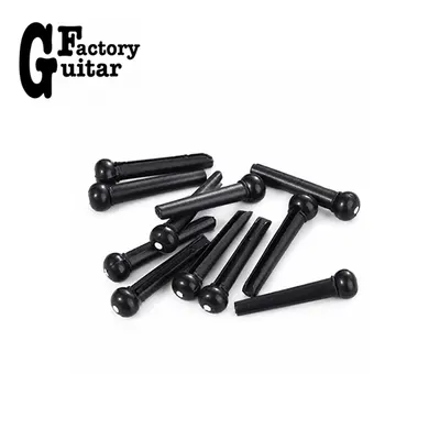 Guitar Factory 통기타 브릿지핀 12개 세트 (Black/554BLK)