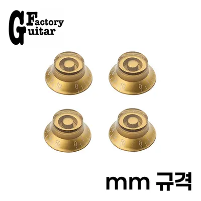 Guitar Factory 레스폴용 노브 GOLD 스피드/인치 타입 (KG-100-I)