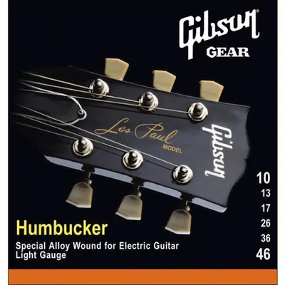 Gibson 일렉기타 스트링 Special Alloy Humbucker Light [SEG-SA10] (010-046)